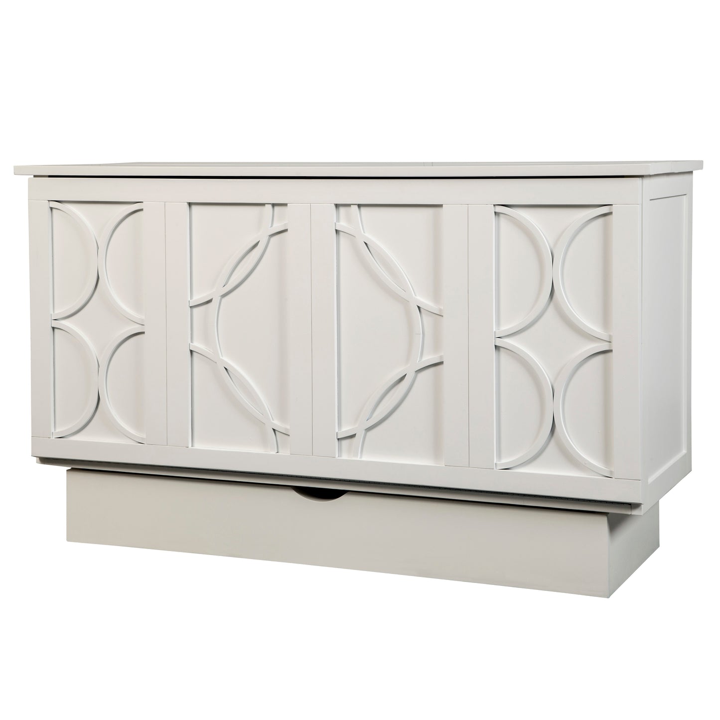 Creden-ZzZ Cabinet Bed Brussels White - Closed